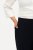 Ulla Popken 813306 Wijde pantalon met elastische taille Donkerblauw - Stoffen broeken - Dames wijde broeken in grote maten