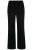 Ulla Popken 813306 Wijde pantalon met elastische taille Zwart - Stoffen broeken - Dames wijde broeken in grote maten