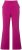 Ulla Popken 813306 Wijde pantalon met elastische taille Magenta - Stoffen broeken - Dames wijde broeken in grote maten
