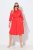 Ulla Popken 815217 A-lijn blousejurk met strikceintuur Roze - Midi jurken - Midi-jurken in grote maten
