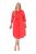 Ulla Popken 815217 A-lijn blousejurk met strikceintuur Roze - Midi jurken - Midi-jurken in grote maten