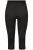 Ulla Popken 815580 3/4 panty legging met dijbescherming 80 den Zwart - Panty's & sokken - 