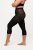 Ulla Popken 815580 3/4 panty legging met dijbescherming 80 den Zwart - Panty's & sokken - 