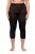 Ulla Popken 815580 3/4 panty legging met dijbescherming 80 den Zwart - Panty's & sokken - 