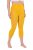 Ulla Popken 815580 3/4 panty legging met dijbescherming 80 den Mosterdgeel - Panty's & sokken - 