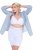 Ulla Popken 816440 Corrigerende short met hoge taille Wit - Shapewear - 