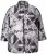 Ulla Popken 816673 Oversized jacquard blazer met driekwartmouwen Zwart - Blazers - Damesblazers in grote maten
