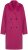 Ulla Popken 816744 Double-breasted jas met wollook Roze - Jassen - Grote maten dames jassen