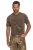 JP1880 Comfortable Fit Vintage Look T-Shirt Light Brown - T-shirts - Grote Maten T-shirts Heren