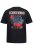 JP1880 Scorpions Blackout Graphic Comfort Fit Band T-Shirt Black - T-shirts - Grote Maten T-shirts Heren