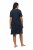 Ulla Popken 819289 Nachthemd met korte mouwen 2-pack Donkerblauw - Nachthemden - 