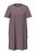 Ulla Popken 819289 Nachthemd met korte mouwen 2-pack Bruin - Nachthemden - 
