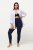 Ulla Popken 819652 Thermo panty legging Donkerblauw - Panty's & sokken - 