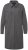 Ulla Popken 820516 Wollen jas Grijs gemêleerd - Jassen - Grote maten dames jassen