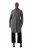 Ulla Popken 820516 Wollen jas Grijs gemêleerd - Jassen - Grote maten dames jassen