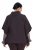 Ulla Popken 820620 Ponchotrui met col Mahoniebruin - Poncho's & capes - 
