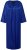 Ulla Popken 821110 Satijnen jurk met korte mouwen en V-hals Donkerblauw - Avondjurken - Grote maten avondkleding