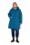 Ulla Popken 821495 Functionele jas Petrol - Jassen - Grote maten dames jassen