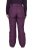 Ulla Popken 822018 Waterdichte functionele broek met fleecevoering Pruim - Regenkleding - 
