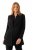 Ulla Popken 823318 Blazer met opstaande kraag Zwart - Blazers - Damesblazers in grote maten