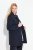 Ulla Popken 823318 Blazer met opstaande kraag Donkerblauw - Blazers - Damesblazers in grote maten