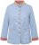 Ulla Popken 823538 Blazer van linnenmix met opstaande kraag Lichtblauw - Blazers - Damesblazers in grote maten