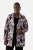 Ulla Popken 823967 Gebloemde jacquard blazer met driekwartmouwen Zwart - Blazers - Damesblazers in grote maten