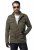 JP1880 Field Jacket with Badges Vintage Look TALL Moss Green - TALL jassen - Jassen in TALL-maten