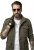 JP1880 Field Jacket with Badges Vintage Look TALL Moss Green - TALL jassen - Jassen in TALL-maten