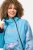 Ulla Popken 824429 Gemarmerde ski-jas met drievoudige functie Blauw - Skikleding - 