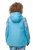 Ulla Popken 824429 Gemarmerde ski-jas met drievoudige functie Blauw - Skikleding - 