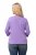 Ulla Popken Horticultural Graphic Floral Tee Pale Lilac - Bedrukte T-shirts voor dames - 