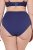 Ulla Popken 825676 Corrigerende slip met hoge taille Koningsblauw - Shapewear - 