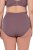 Ulla Popken 825788 Slips met hoge taille en kant Bruin - Slips - 