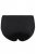 Ulla Popken 825790 Gebloemde slips met kant Zwart - Slips - 