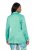 Ulla Popken 826161 Gestructureerde blazer Groen - Blazers - Damesblazers in grote maten