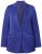 Ulla Popken 826161 Gestructureerde blazer met kleppen Donkerblauw - Blazers - Damesblazers in grote maten