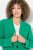 Ulla Popken 826487 Oversized blazer met kleppen Smaragdgroen - Blazers - Damesblazers in grote maten