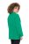 Ulla Popken 826487 Oversized blazer met kleppen Smaragdgroen - Blazers - Damesblazers in grote maten