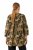 Ulla Popken 827217 Blouse met korte mouwen en savanneprint Zwart - Blouseshirts - Overhemdblouses in grote maten