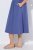 Ulla Popken 827920 Jersey jurk met korte mouwen Blauw - Jersey jurken - 