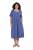 Ulla Popken 827920 Jersey jurk met korte mouwen Blauw - Jersey jurken - 