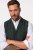 JP1880 828736 Tweed gilet met gebreide rug Flessengroen - Pakken - Grote Maten Kostuum Heren