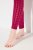 Ulla Popken 828982 Geruite panty legging Bessenrood - Panty's & sokken - 