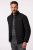 JP1880 Jacket Quilted Stand-up Collar Black - Jassen - Grote Maten Herenjassen