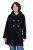 Ulla Popken 829347 Duffelcoat Zwart - Jassen - Grote maten dames jassen