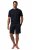 JP1880 829513 Pyjama kort model bellyfit Donkerblauw TALL - TALL ondergoed & zwem - Ondergoed & Badkleding voor Lange Mannen