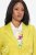 Ulla Popken 830767 Crinkle blazer Lichtgroen - Blazers - Damesblazers in grote maten