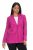 Ulla Popken 830767 Blazer met crinkle-structuur Magenta - Blazers - Damesblazers in grote maten