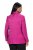 Ulla Popken 830767 Blazer met crinkle-structuur Magenta - Blazers - Damesblazers in grote maten